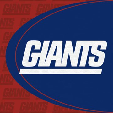 New York Giants Lunch Napkins 16 count