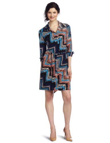 Cheap AGB Women's Three-quarter Sleeve Shirt Dress