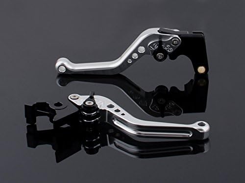 Areyoushop Short Brake Clutch Levers Yamaha YZF 1000 R1 2009-2012 Silver