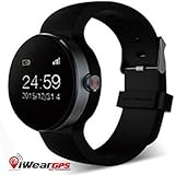 GPS O Watch, Alzheimer Dementia Personal GPS Tracking Device - Black