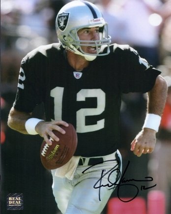 Rich Gannon Autographed/Hand Signed Oakland Raiders 8x10 Photo
