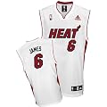 adidas Miami Heat LeBron James Youth (Sizes 8-20) Replica Home Jersey
