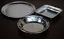 Deluxe 3 (Three) Stainless Steel Bakeware Set with Pizza Pan, Pie Plate and Cake Pan