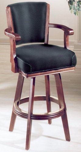 Hillsdale Furniture - Classic Cherry Swivel Game Stool - 62646