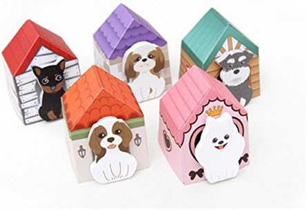 yamoge Lovely Cartoon Design Office Supply Bookmark Marker Memo Sticky Notes Sticker (5PCS  DOG)