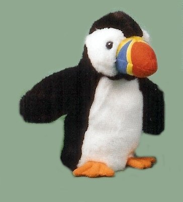 Childrens Toyshop  Toys : Puffin hand puppet