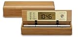 Now & Zen E-tone Digital Alarm Clock - Bamboo