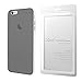 iPhone 6 Plus Case, LoHi iPhone 6s Plus Case [Extra Front Raised Lip] Back Shell Bumper Case Durable TPU Cover Slim Protective Case for Apple iPhone 6 6s Plus 5.5 Inch - Smoke Grey/White
