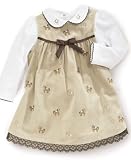 Sweet Heart Rose Baby Girl Horse printed Jumper Dress