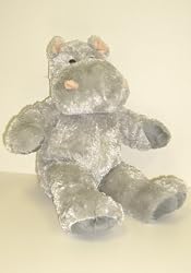 15" Gray Hippo Make Your Own *NO SEW* Stuffed Animal Kit w/T-shirt