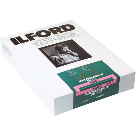 Ilford Multigrade IV FB Fiber Based VC Variable Contrast Doubleweight Black & White Enlarging Paper - 20x24" - 50 Sheets - Glossy Surface for printing from conventional negatives and from XP2 SUPER negatives