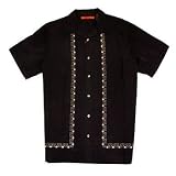 Axis Big & Tall Tulaire Embroidery Camp Shirt