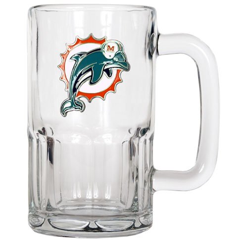 NFL Miami Dolphins 20-Ounce Root Beer Style Mug - Primary Logo