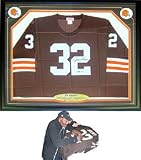 Jim Brown "HOF 71" Autographed / Signed Framed Cleveland Browns Jersey (James Spence)