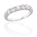 14K White Gold 1 ct. Diamond Fashion Ring