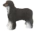 AFGHAN HOUND Black and White DOG Stands Figurine DF28A