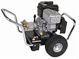 Simpson Mega Shot Heavy-Duty Gas Powered Pressure Washer 3200 PSI 3 GPM Briggs & Stratton 1100 Series Intek Engine And 50' Non-Marring Hose #MS3200