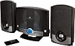 GPX HM3817DTBLK Vertical Home Music System with CD Player (Black)