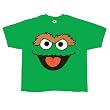 Sesame Street - Oscar Head Toddler T-Shirt - 4T