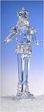 17.5 Clear Icy Frosted Drummer Christmas Nutcracker
