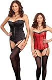 Plus Size Sexy Reversible Corset Lingerie - 4 Piece Set
