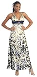 Ball Gown Elegant Prom Printed Long Dress #2604