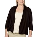 Merona&reg; Plus 3/4 Sleeve Cardigan - Nature's Brown