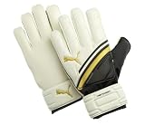Puma Vencida Goalkeeper Glove (White-Black-Team Gold, 4)