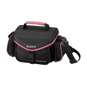 Click here to buy Sony LCSVA30P Soft Camcorder Carrying Case with Pink Piping for DVD and MiniDV Camcorders by Sony.