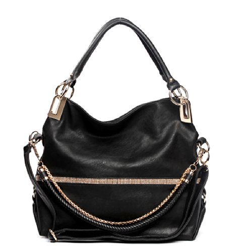 Designer Handbag ~ Designer Purse ~ Designer Handbag for Women ~ Multi Pocket Designer Purse ~ Designer Handbag with Pad-lock ~ Perfect Women Purse ~ Beautiful Designer Handbag ~ GLAM-GAL Fashion Designer Handbag Women Designer Purse By MKF Collection