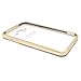For Samsung Galaxy J7 Case, Moonmini® For Samsung Galaxy J7 Metal Bumper Frame Case + Hard PC Back Cover Protector (Golden)