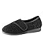 Womens Comfort Slippers - Wide - Womens House Slippers with VELCRO® Brand Strap