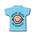 Small Dude Mini T-shirt Car Sticker, Baby on Board