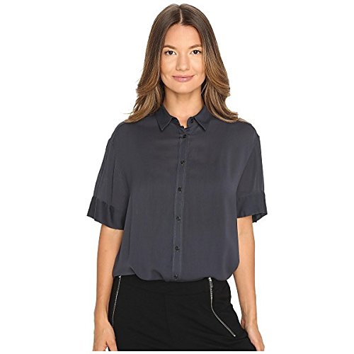 ザ・クープルス トップス シャツ Short Sleeve Boyfriend Shirt Grey [並行輸入品]