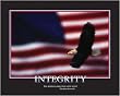 Patriotic - Integrity - Canvas, Motivational Poster