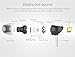 Easy Rock Rau0501 Luxury Zircon Stereo Headphones Headset 3.5mm in Ear Earphone Earbuds for Iphone Samsung with Mic and Remote (Black)