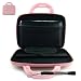 Philips PET741B/37 Portable DVD Player 7-Inch LCD Kroo 11275 Cube Case Carrying Briefcase Special Edition Pink + Includes a 4-inch Determination Hand Strap