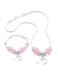 1D One Direction Charm Bracelet and Necklace Gift Set Girls Pandora Style - Gift Boxed