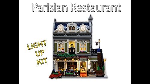 Light up kits for LEGO 10243 - Parisian Restaurant (Modular not included)