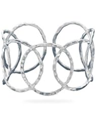 Hammered Open Circle Cuff