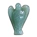 TGS Gems® 1.4“ Angel Green Aventurine Carved Healing Crystals Pocket Guardian Reiki Healing Statue