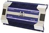 BLITZ BZA2660 2 Channel 2400 Watt Bridgeable MOSFET Power Amplifier with Lighted Blue Neon Accent Rods