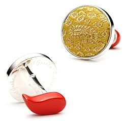 Goldenrod Silk Cufflinks