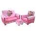 Disney Princess Jeweled Gardens Toddler Sofa Chair And Ottoman Set