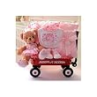 Beary Ballerina Baby Gift Basket with Wagon