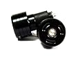 Black Motorcycle Handlebar Bar End Plugs for All Open Grips