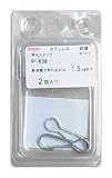 ニッサチェイン ステン 甲丸スナップ #107 参考使用荷重1.5kg 2個入 P-638