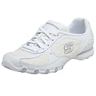 Skechers Women's Atmosphere Metallic Canvas Lace Up Sneaker