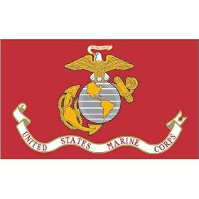 United States Marines Flag, Nylon (3 ft. x 5 ft.)