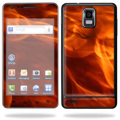 Protective Vinyl Skin Decal for Samsung Infuse 4G Cell Phone i997 AT&T - Back Draft
